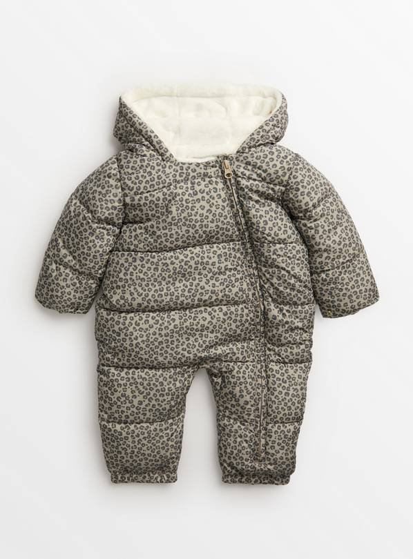 Leopard Print Snowsuit 6-9 months